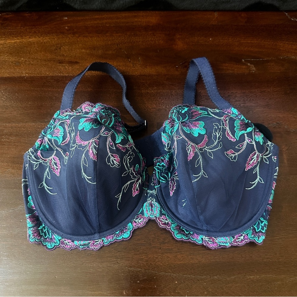 Soma Blue Floral Bra